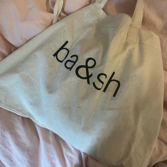 Brand new Teddy suede Ba&sh bag in NOISETTE - Picture 4 of 7